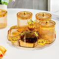 6-Piece Rotating Carousel Spice Jar Set