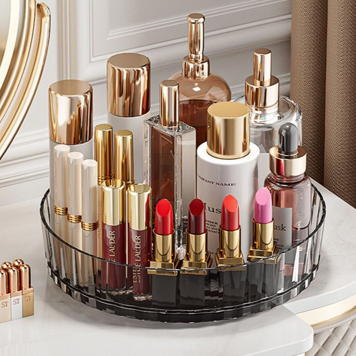 Transparent 360° Rotating Spice Storage Tray
