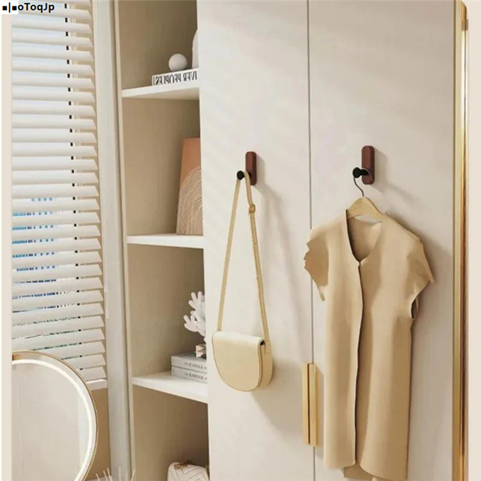 Solid Wood Decor Wall Coat & Towel Hooks
