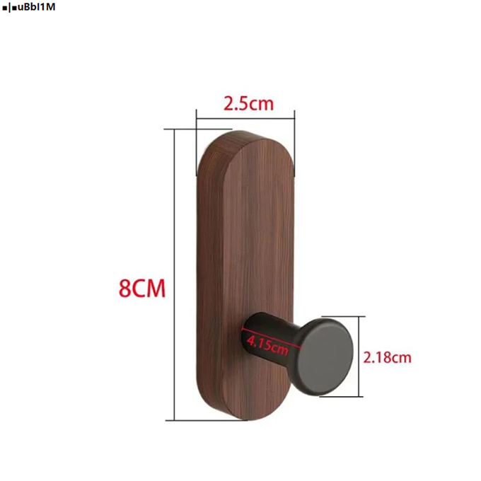 Solid Wood Decor Wall Coat & Towel Hooks