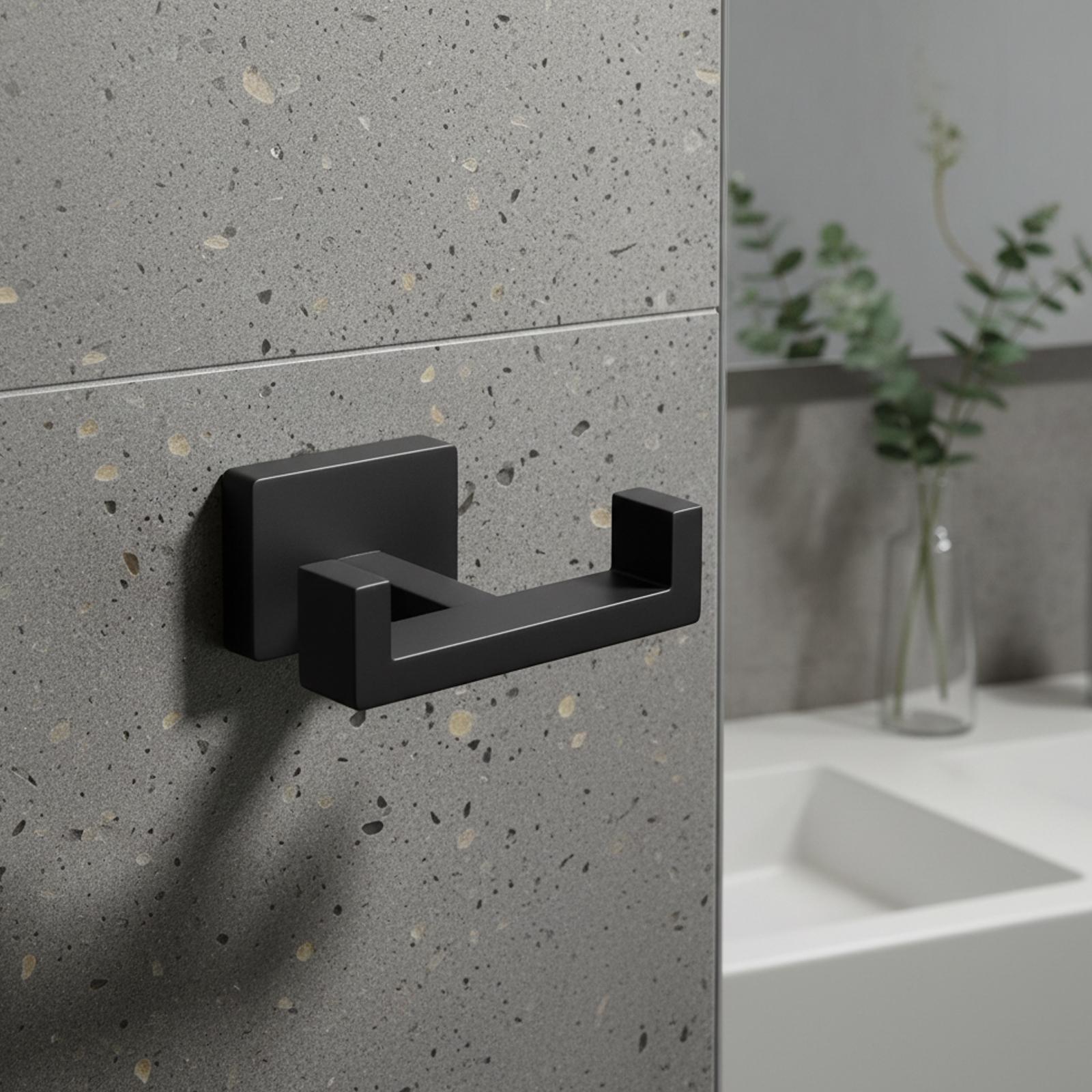Fityle Heavy Duty Double Towel Hook