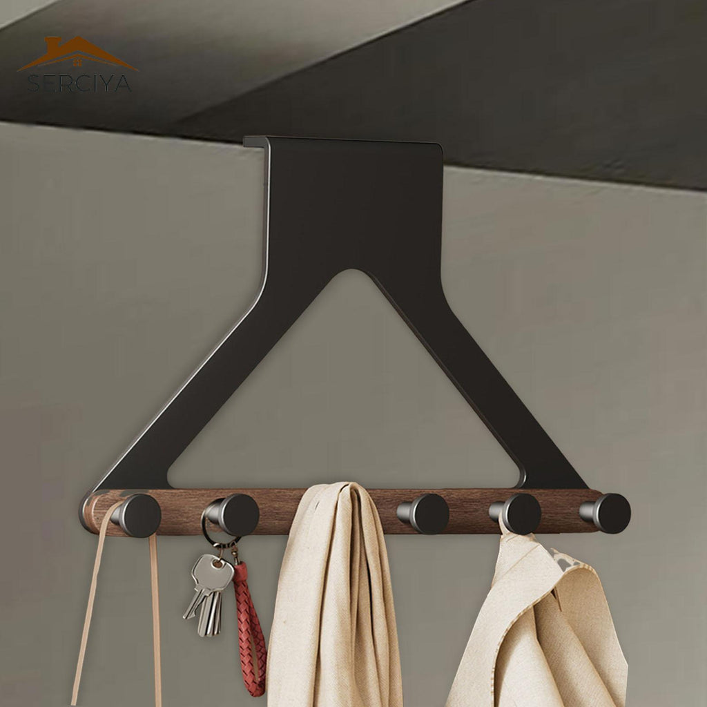 Over Door Multipurpose Towel & Clothes Hook Rack