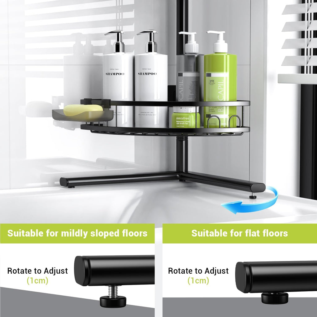 4-Tier Standing Corner Shower Caddy