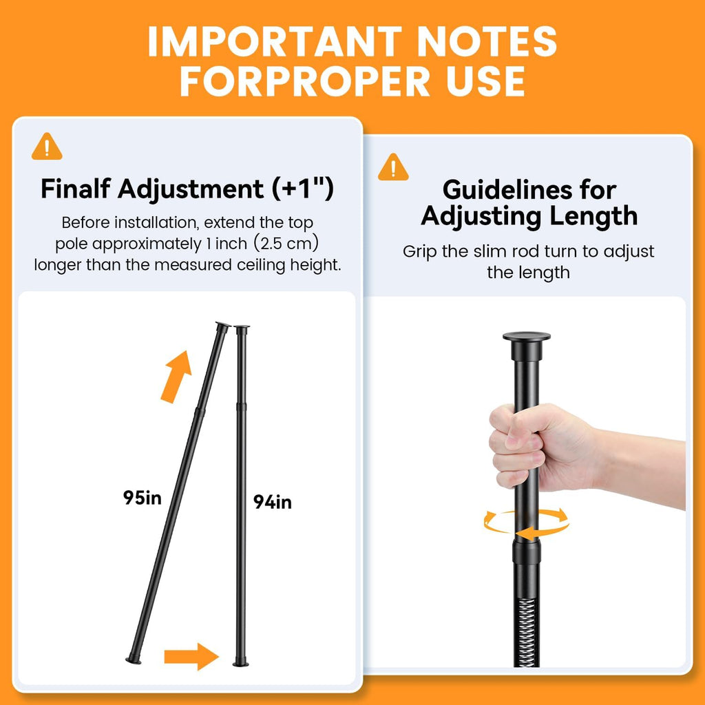 4-Tier Adjustable Corner Pole Shower Caddy