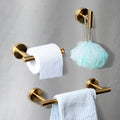 Brushed Gold Stainless Bathroom Hardware Set