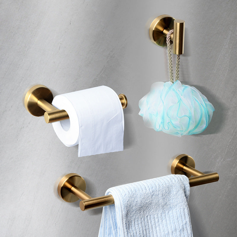 Brushed Gold Stainless Bathroom Hardware Set