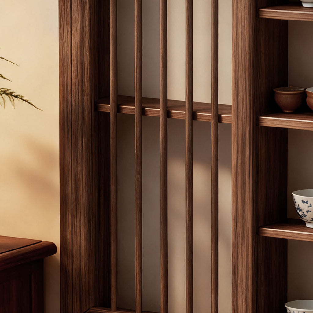 Solid Wood Chinese Display Shelf