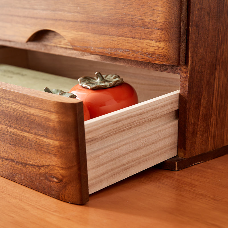 Wooden Drawer Desktop Organizer