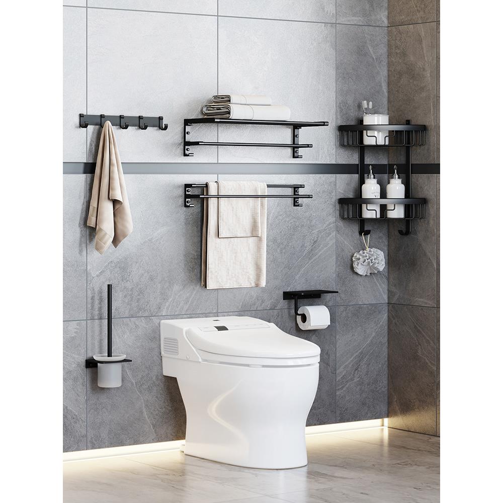No Drill Space Aluminum Towel Rack