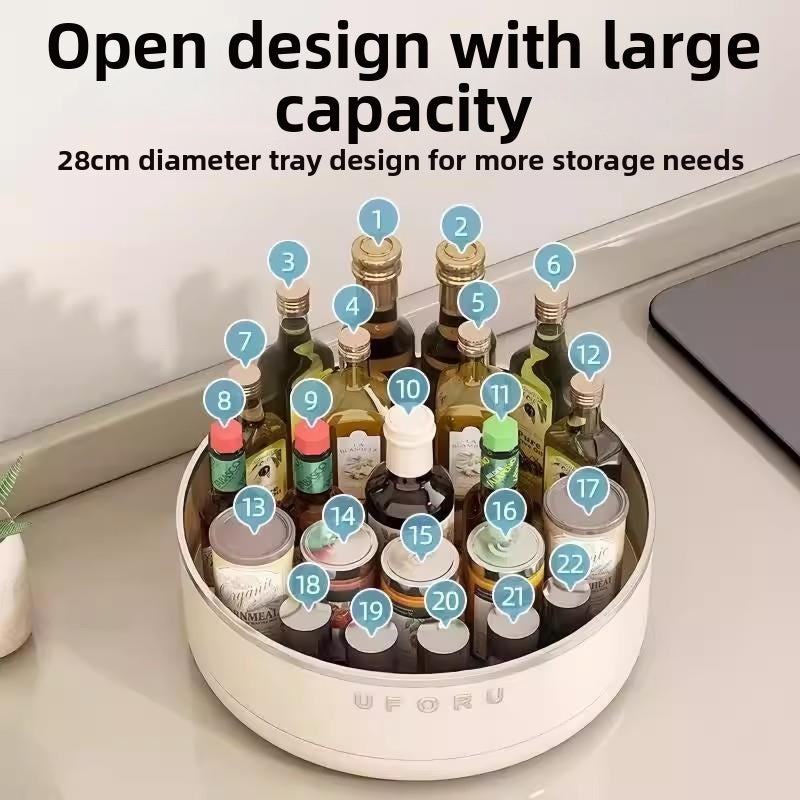 Rotatable Multifunctional Spice Rack