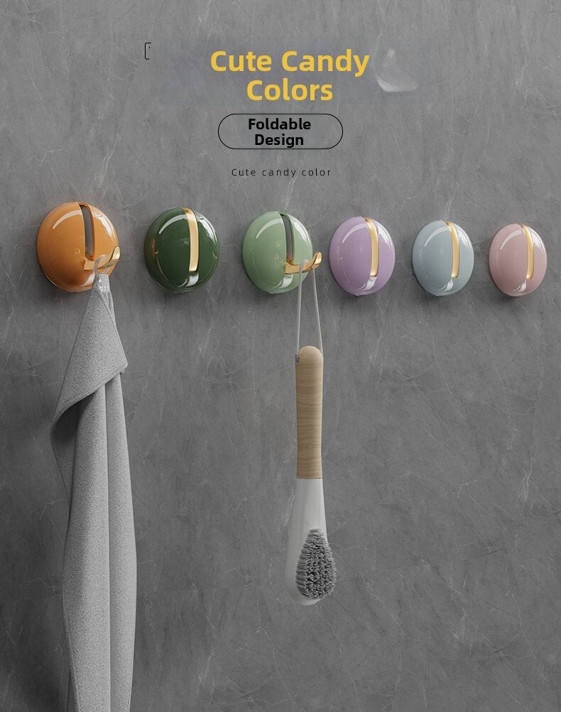Seamless Multi-function Bathroom Hooks