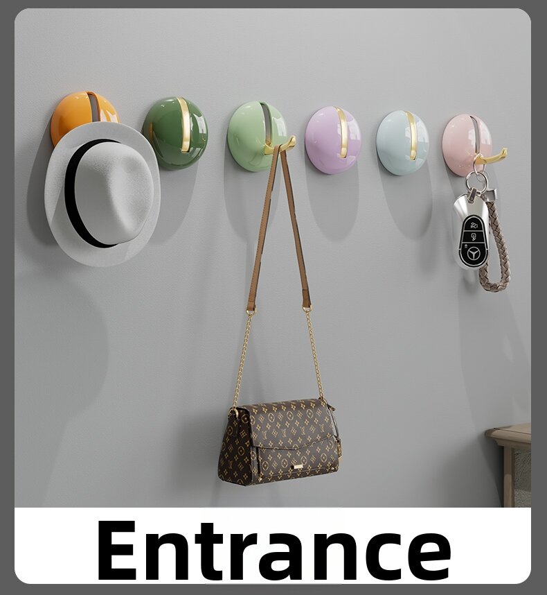 Seamless Multi-function Bathroom Hooks
