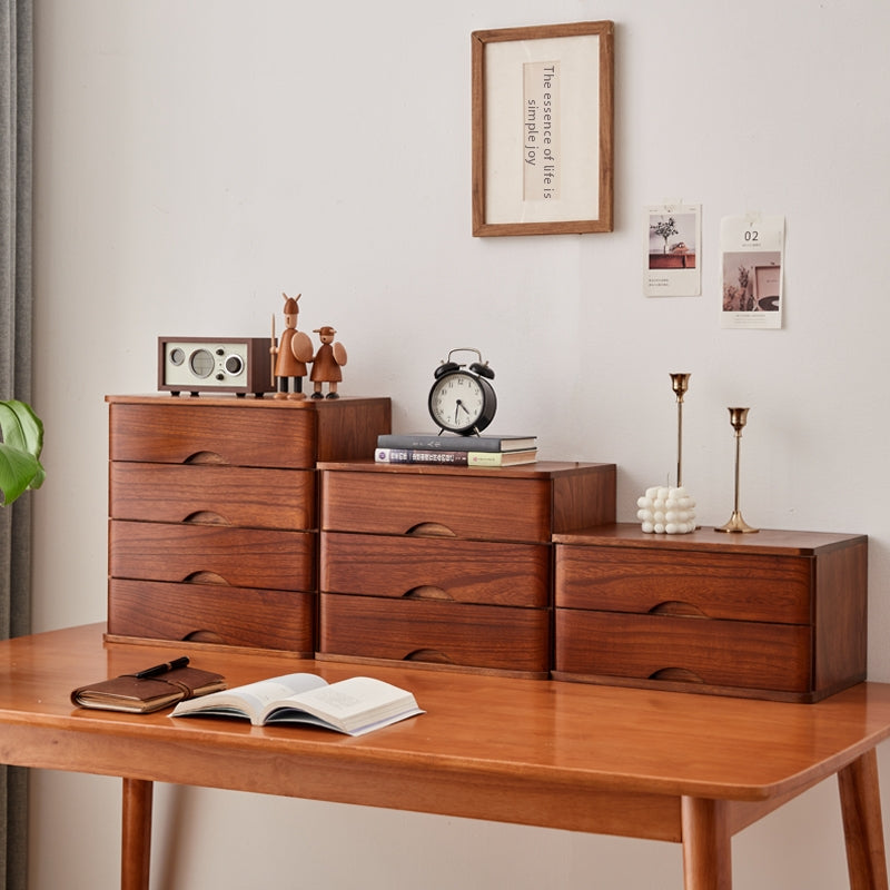 Wooden Drawer Desktop Organizer
