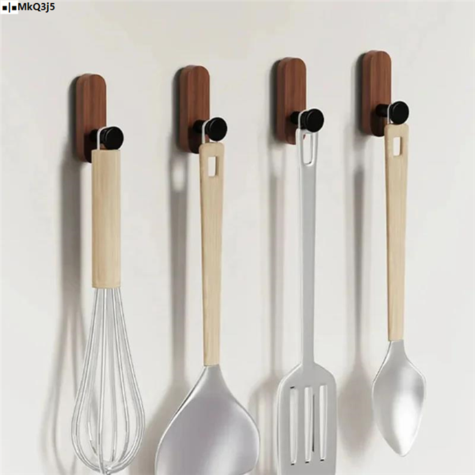 Solid Wood Decor Wall Coat & Towel Hooks