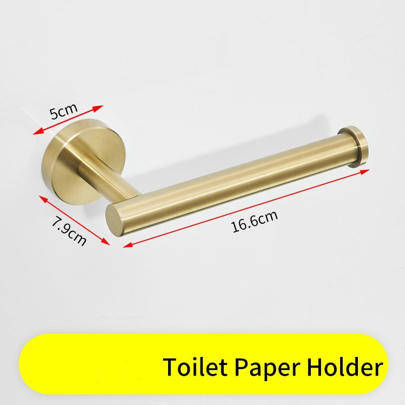 Brushed Gold Stainless Bathroom Hardware Set