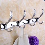 Gold European Multi-Hook Towel & Clothes Rack
